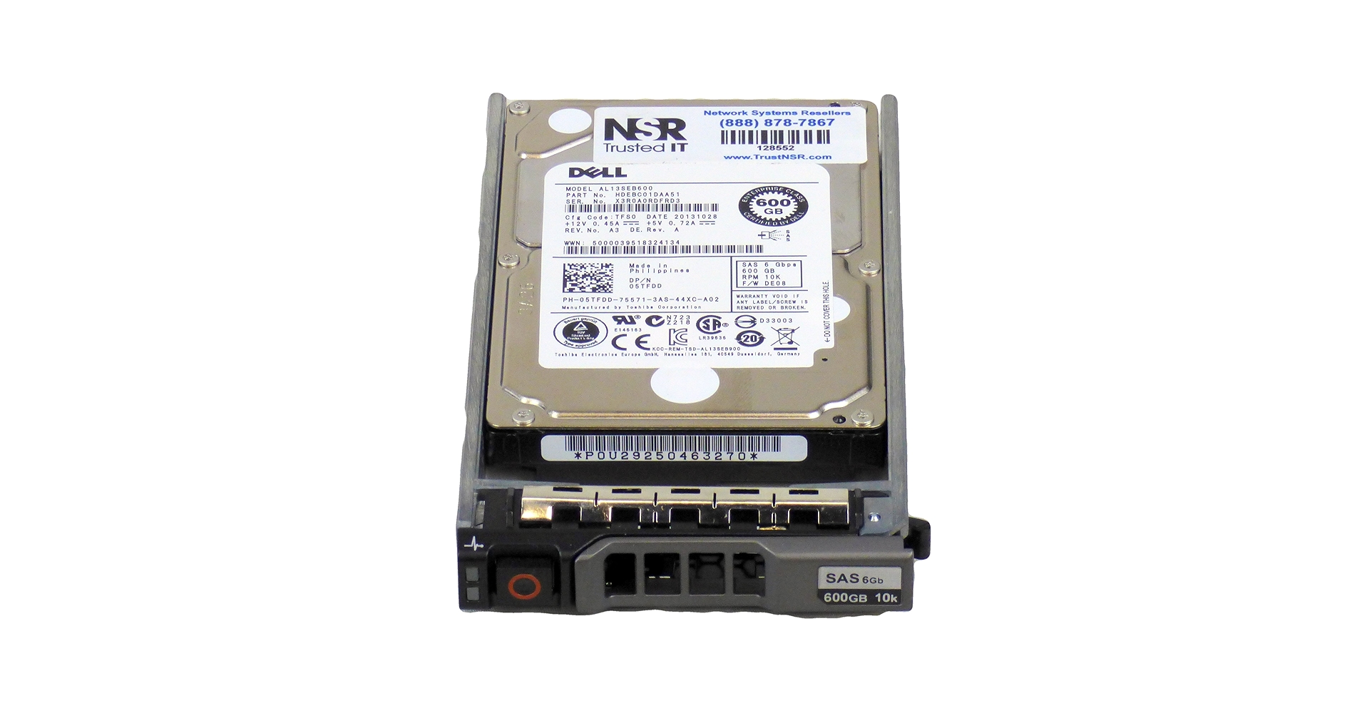 Amazon.com: Dell Compatible - 5TFDD 600GB 10K RPM SAS 6G 2.5